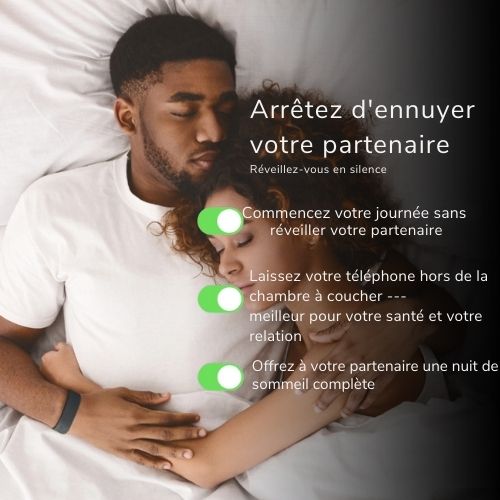 CalmUp - Votre réveil 100% Silencieux