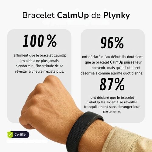 CalmUp - Votre réveil 100% Silencieux